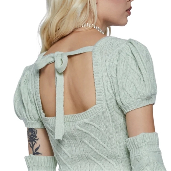 Sweater Dress with gloves - Picture 3 of 5